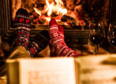 read book fireplace holiday featured