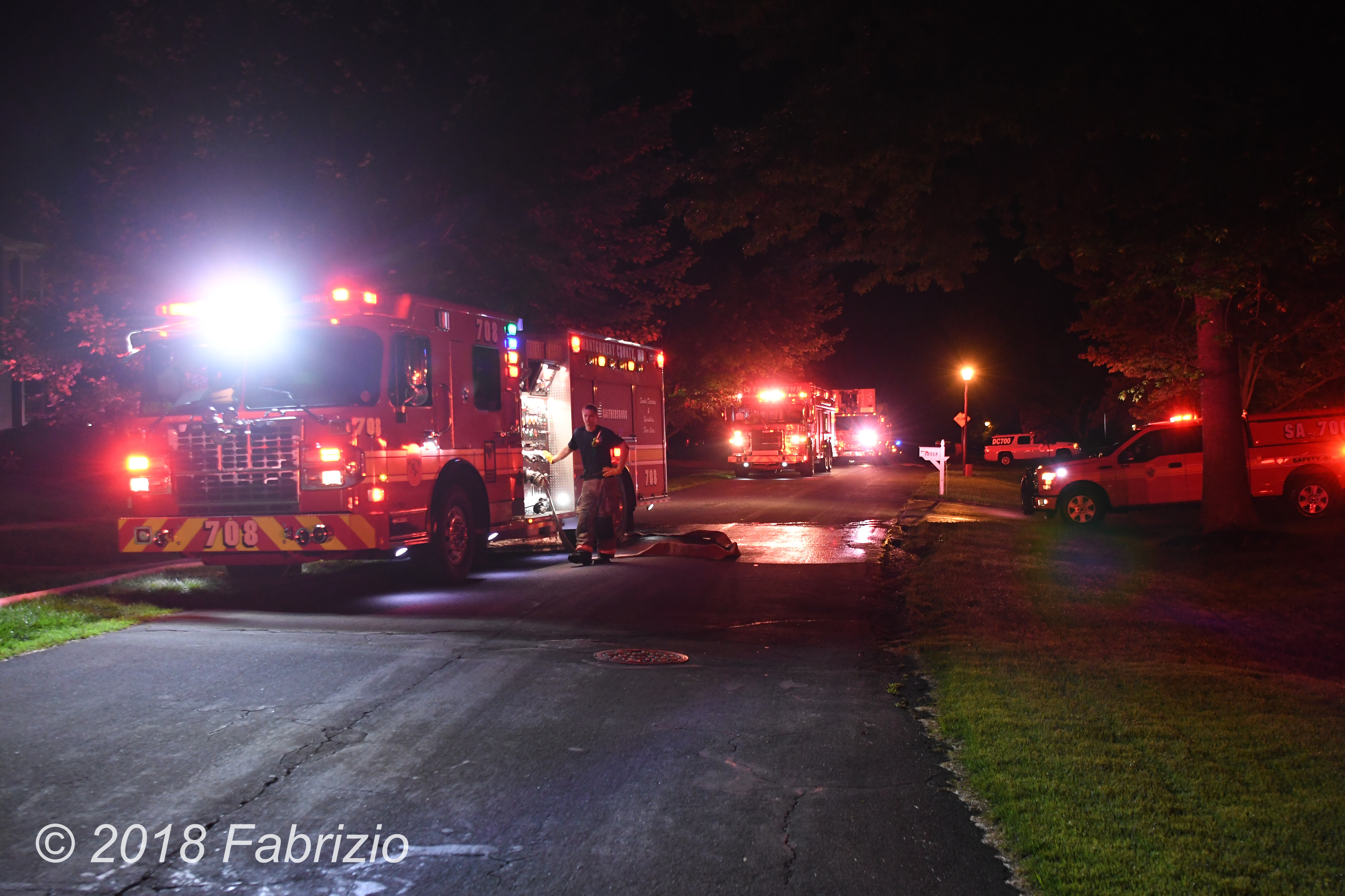 MCFRS respond to house fire at 14900 Keeneland Circle in North Potomac ...