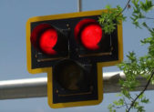 County Unveils Pedestrian Safety Improvements in Aspen Hill Feature Aspen Hill pedestrian crossing with HAWK