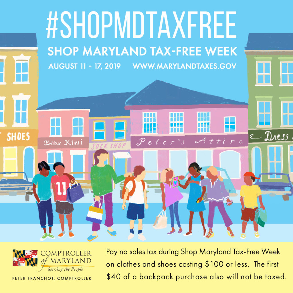 Maryland TaxFree Week Starts Sunday Montgomery Community Media