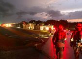 Fuertes Tormentas Desplazan a Dos Familias feature lynwood court fire photo by mcfrs