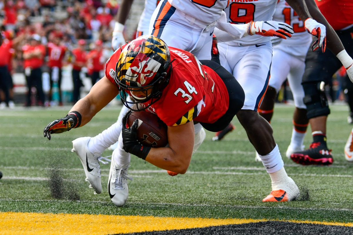 Jake Funk Terrapins Football Photo By Sarah Sopher Of