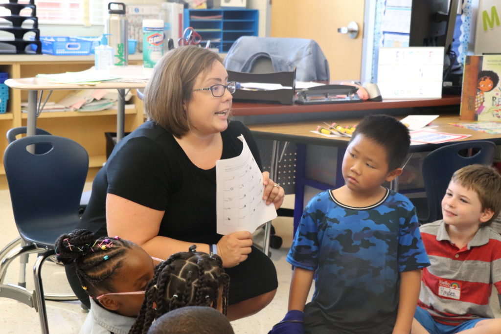 brown station elementary school students classroom dual language ...