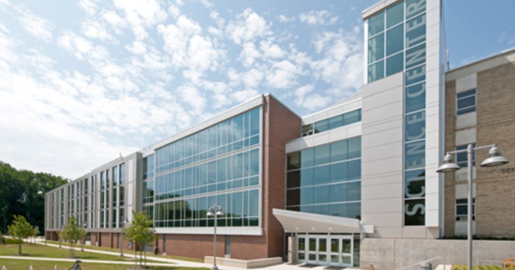 Montgomery College Rockville Campus science building via Montgomery