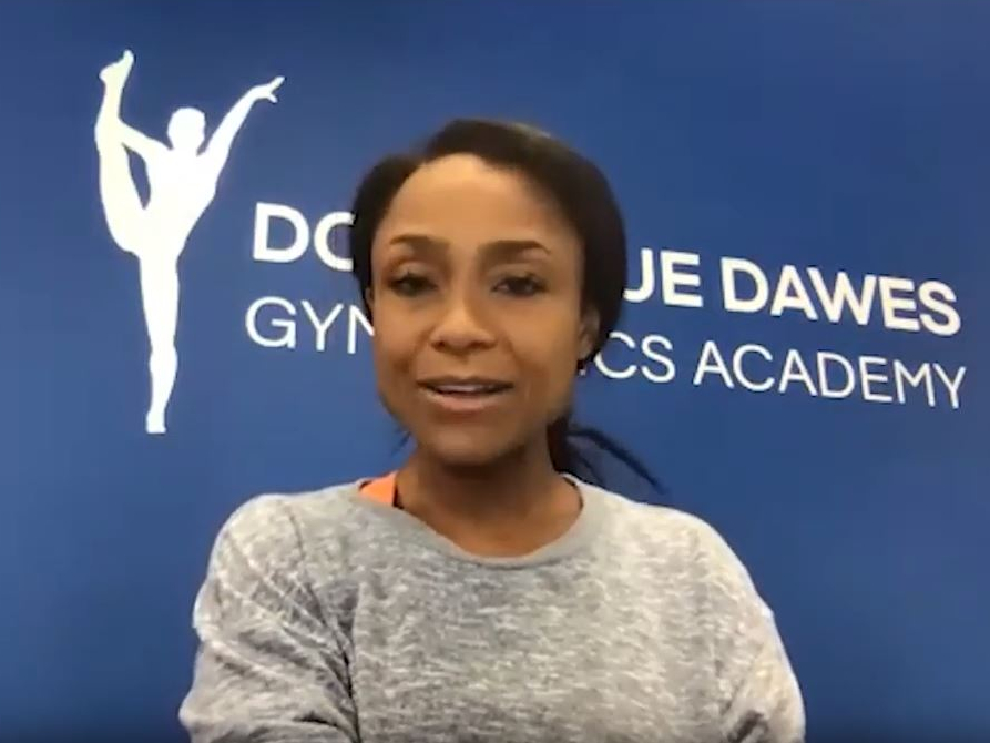 Moco S Most Famous Olympian Dominique Dawes Opens New Gymnastics Academy Montgomery Community Media