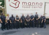 featured image - twitter MCPD Food Drive with Manna food center
