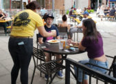 featured - outdoor dining silver spring metro plaza sp