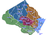 County Redistricting Commission to Begin Mapping New Council Districts Montgomery County Districts Map. Via Montgomery County.