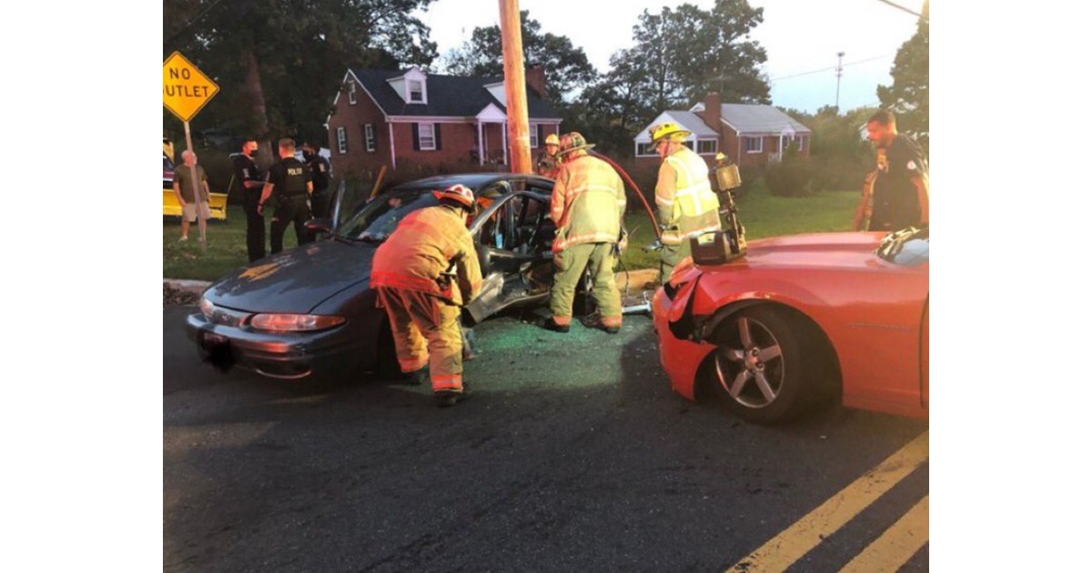 Driver Pinned Inside Car in Two Vehicle Collision Montgomery