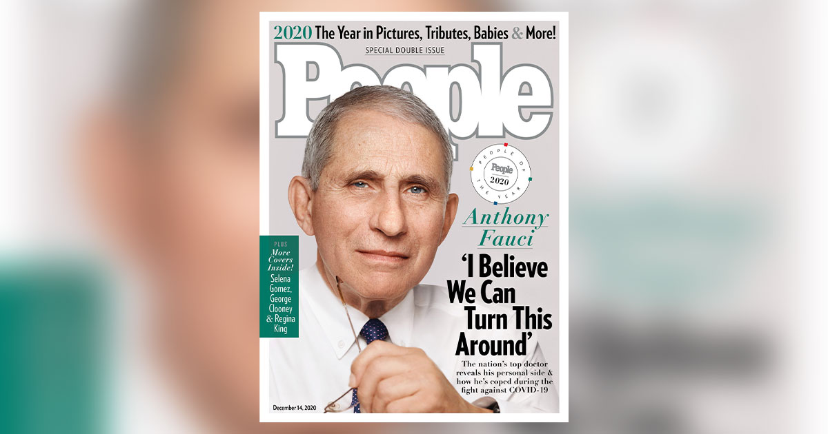 Fauci Named One of PEOPLE Magazine's People of the Year Montgomery