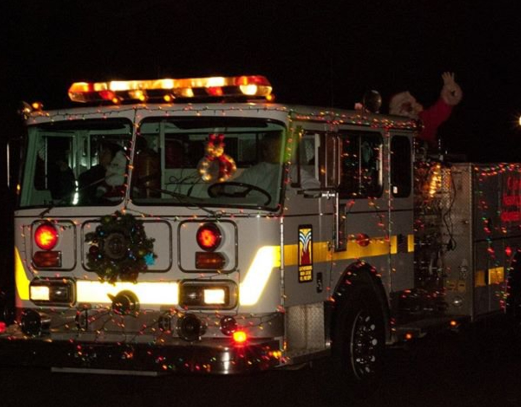 featured santa fire truck | Montgomery Community Media