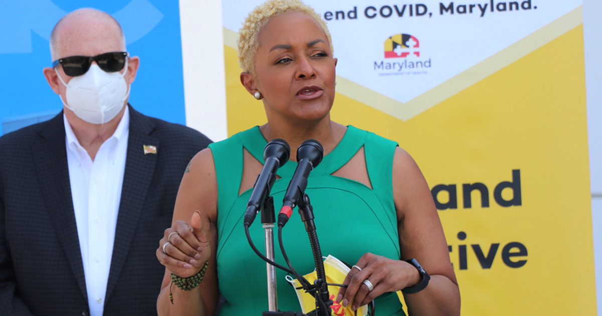 At Mass Vax Site, Dr. Pollard Says Montgomery College ‘Honored’ to