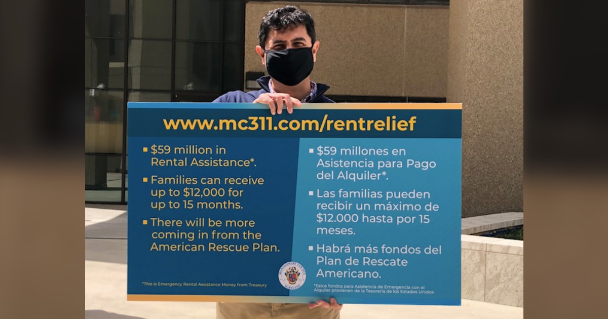 County Has Spent About Half of Latest Rent Relief Funding Montgomery