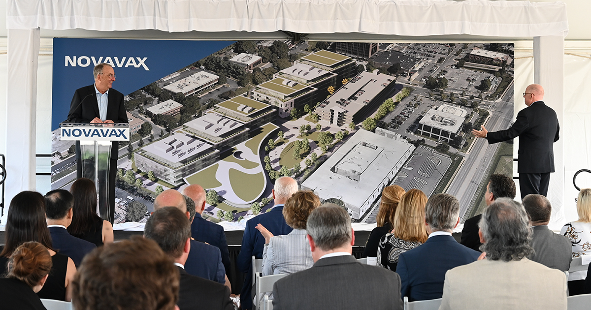 Hogan Tours Future Site of Novavax Global HQ in Gaithersburg; 500 Jobs to be Added - Vimarsana News